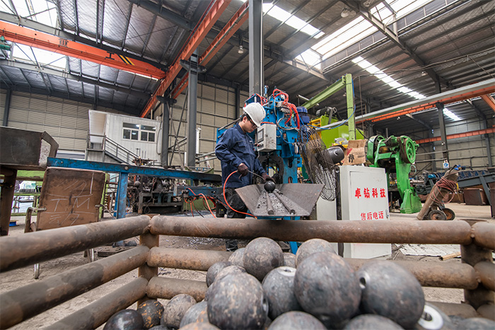 安顺网架配件-螺栓球加工车间